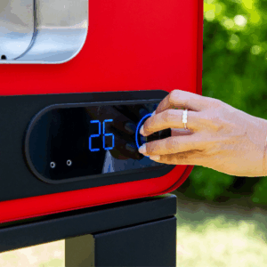 Fontana Forni Volta 90 – Dual Fuel Oven, Rosso/Red