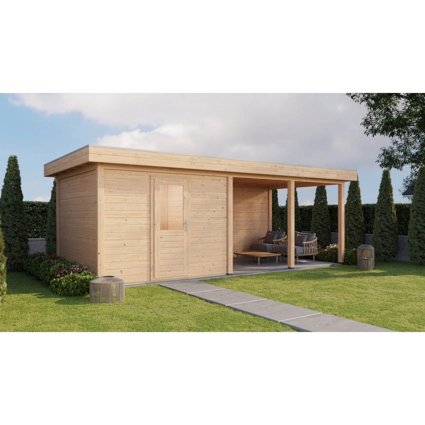 Lugarde Glasgow Summerhouse 700x300cm
