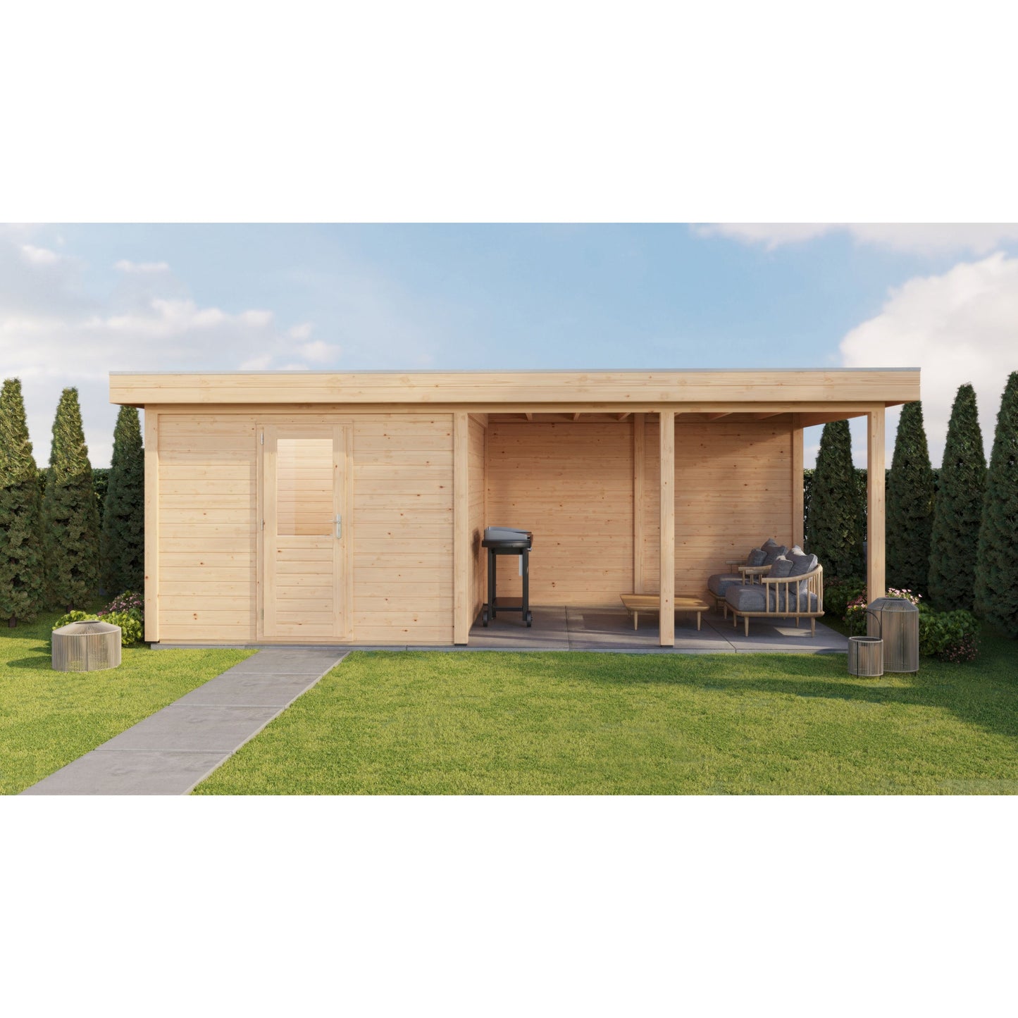 Lugarde Glasgow Summerhouse 700x300cm