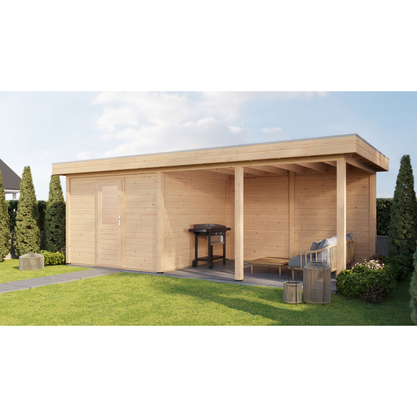 Lugarde Glasgow Summerhouse 700x300cm