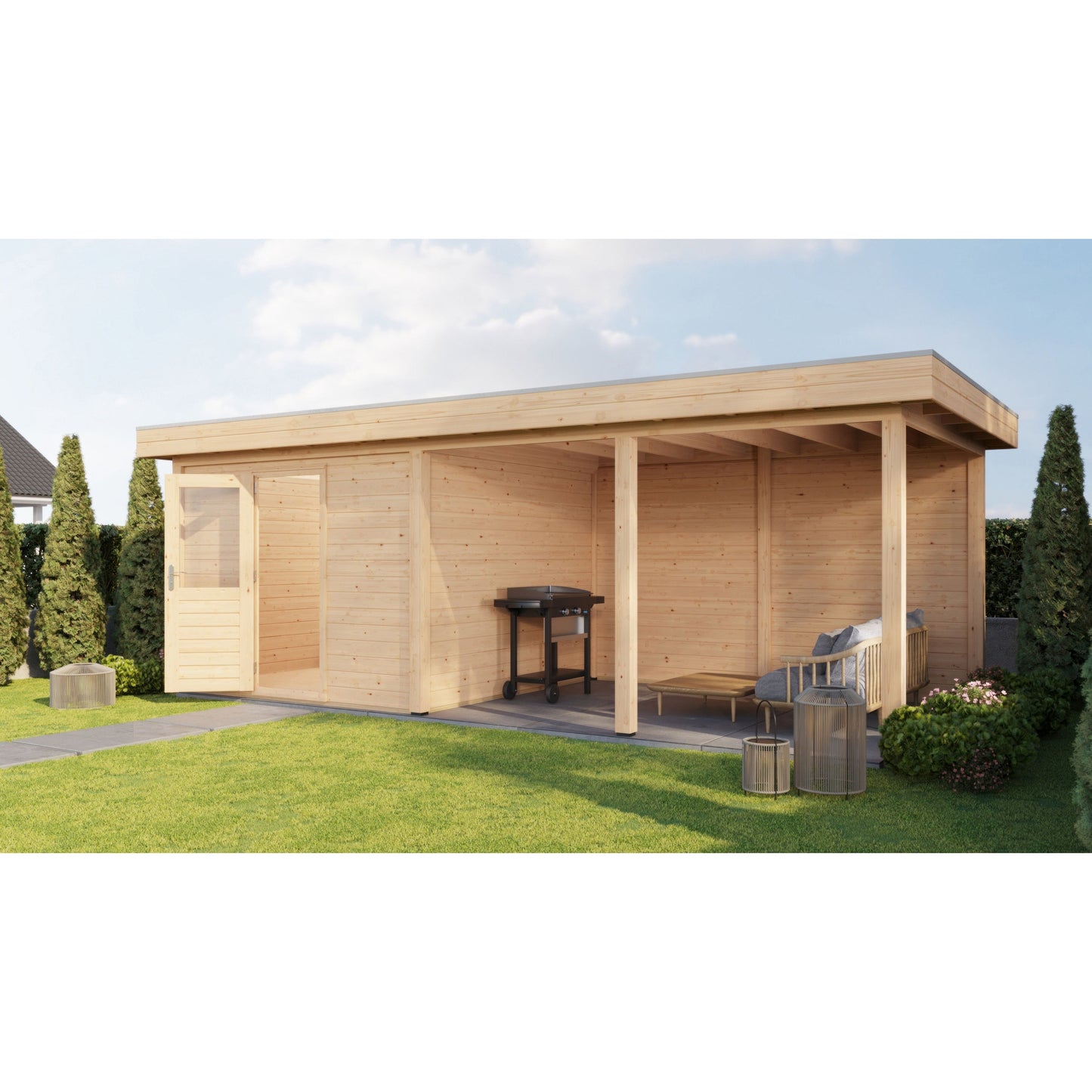 Lugarde Glasgow Summerhouse 700x300cm