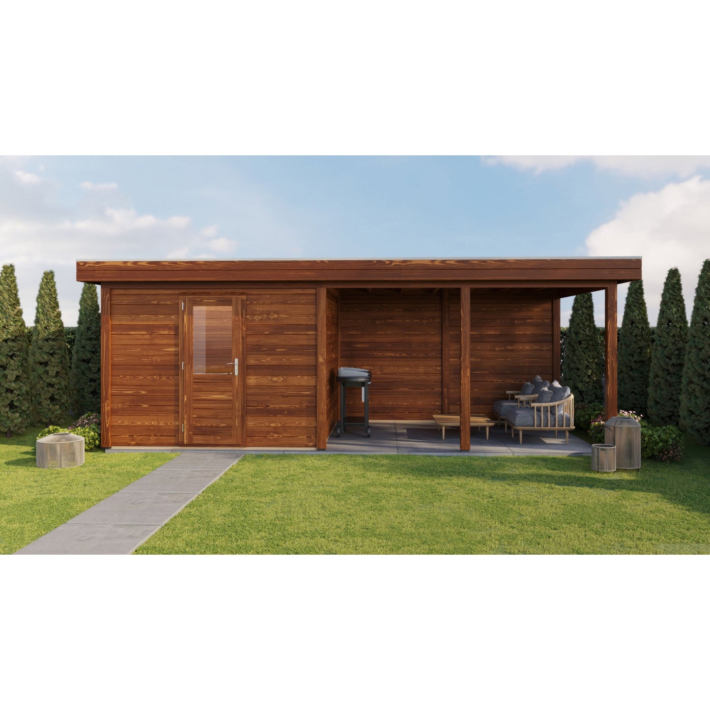 Lugarde Glasgow Summerhouse 700x300cm