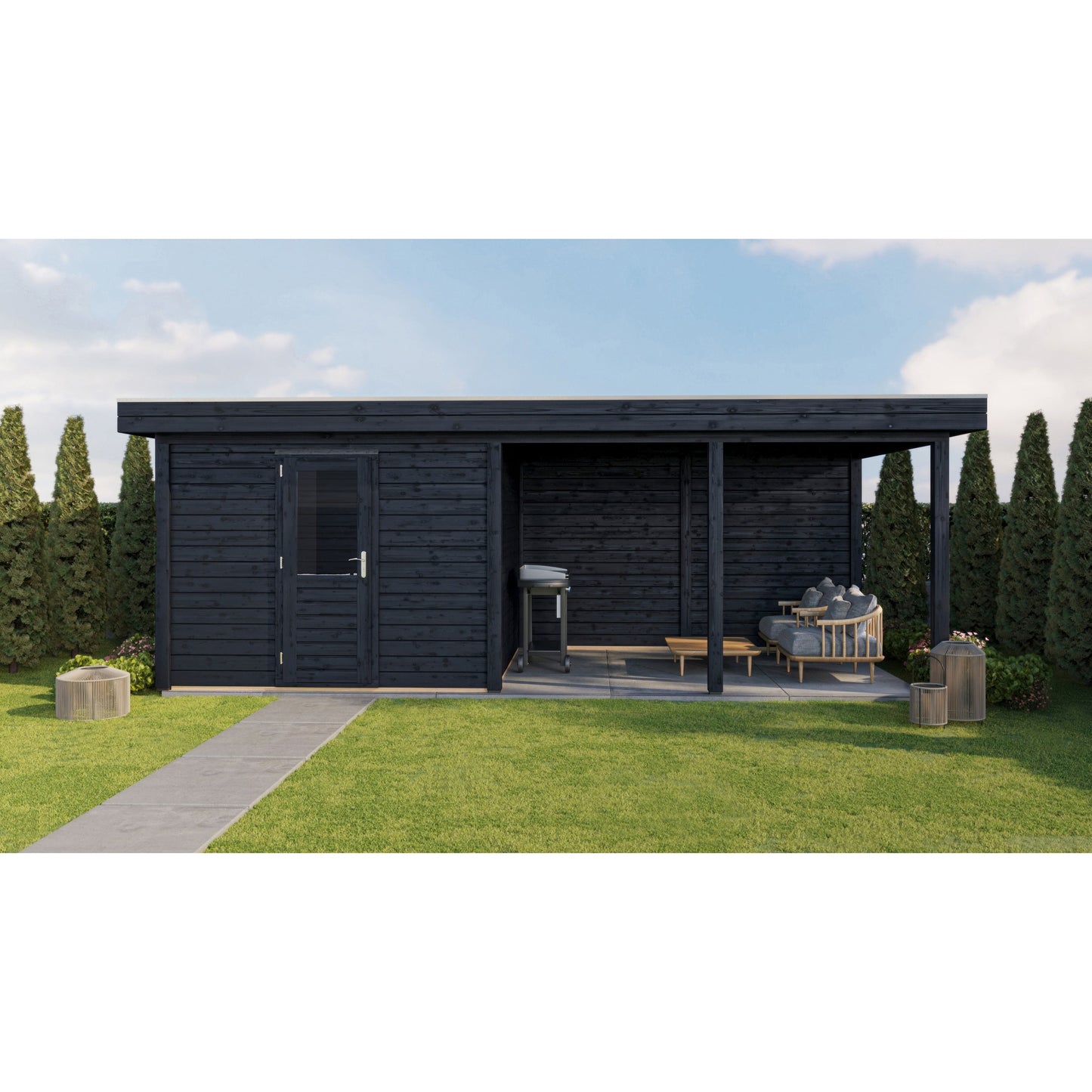 Lugarde Glasgow Summerhouse 700x300cm