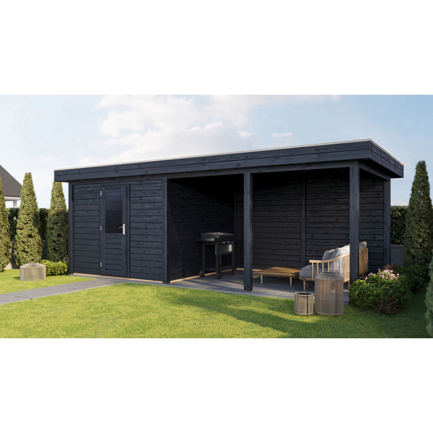 Lugarde Glasgow Summerhouse 700x300cm
