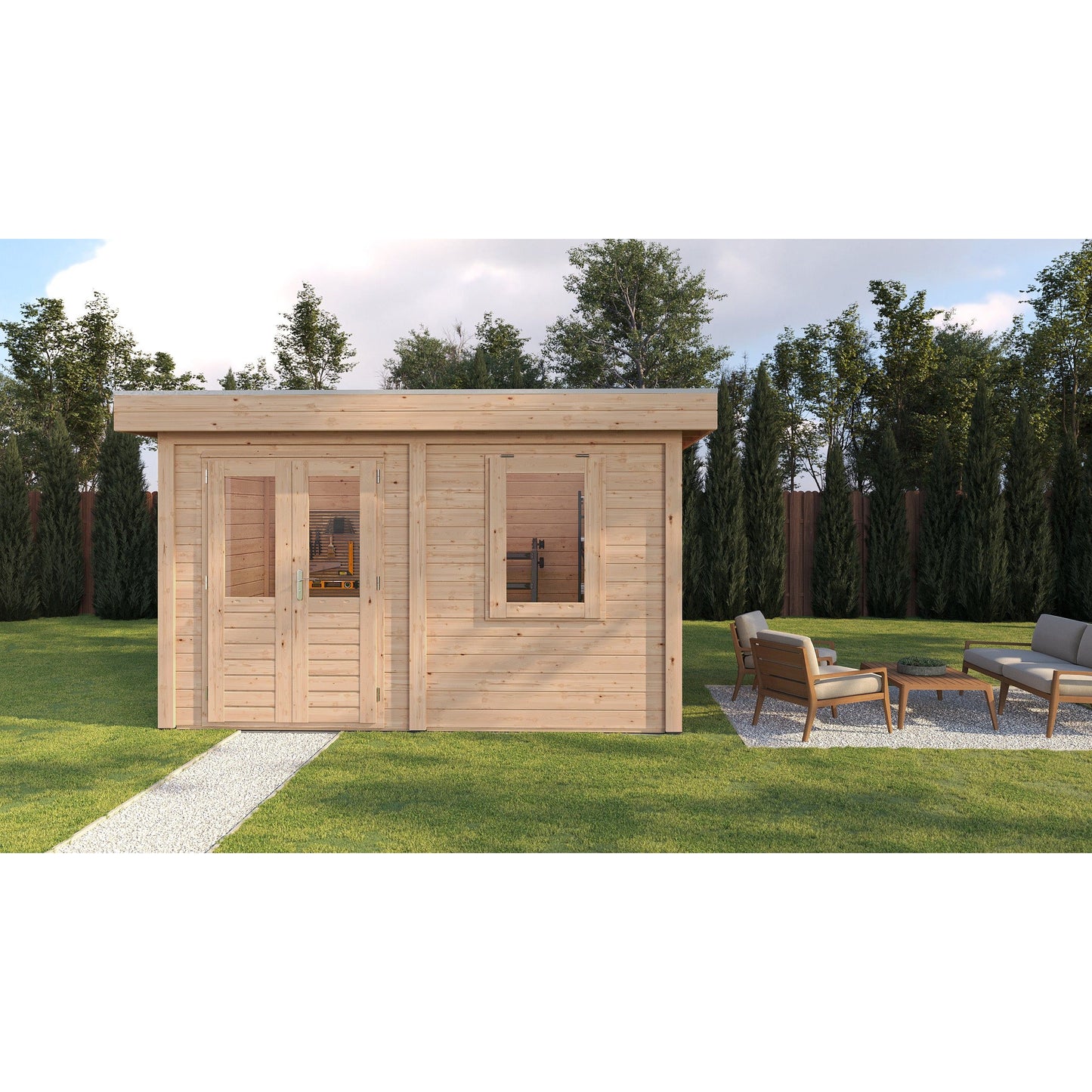 Lugarde Luton Summerhouse 388x250cm