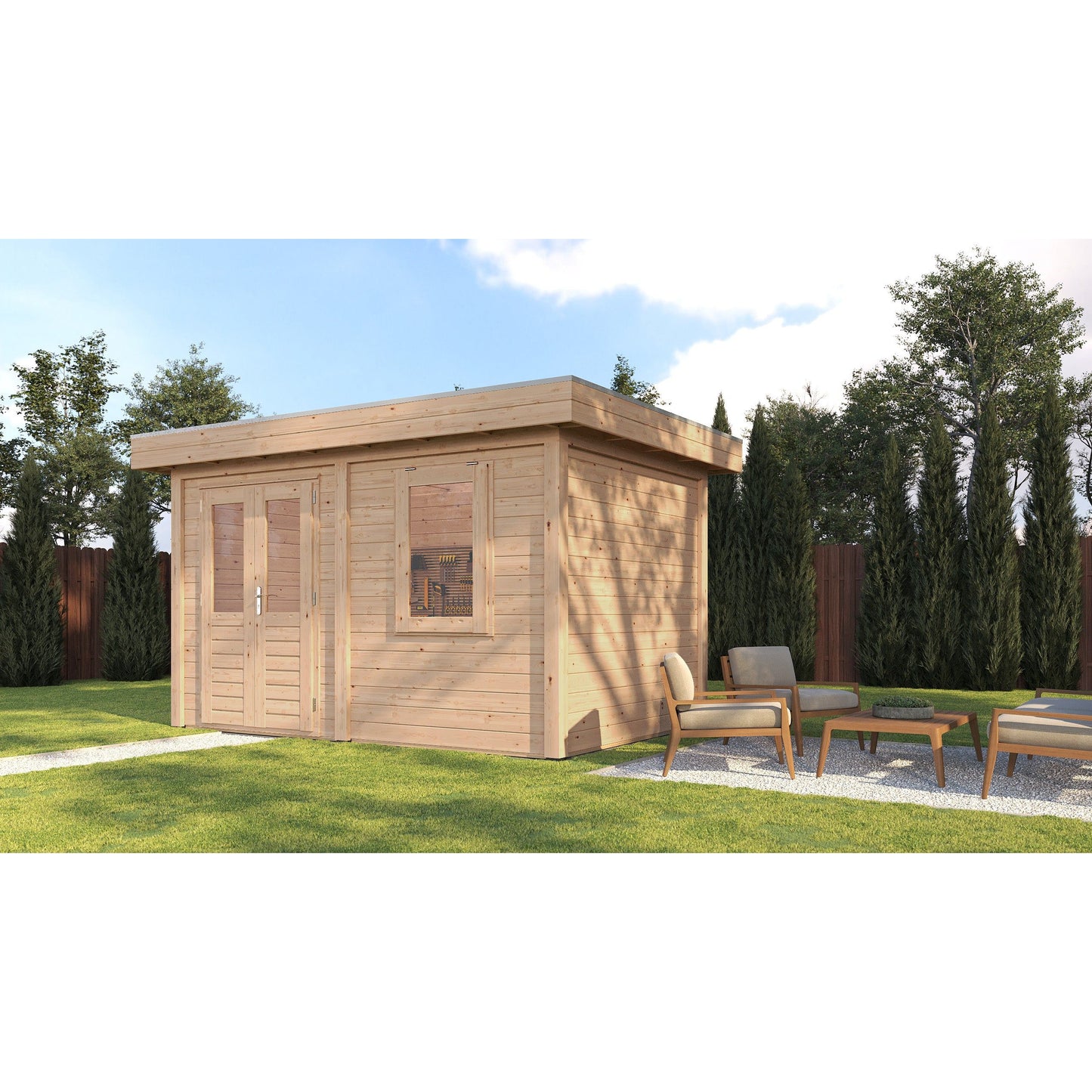 Lugarde Luton Summerhouse 388x250cm