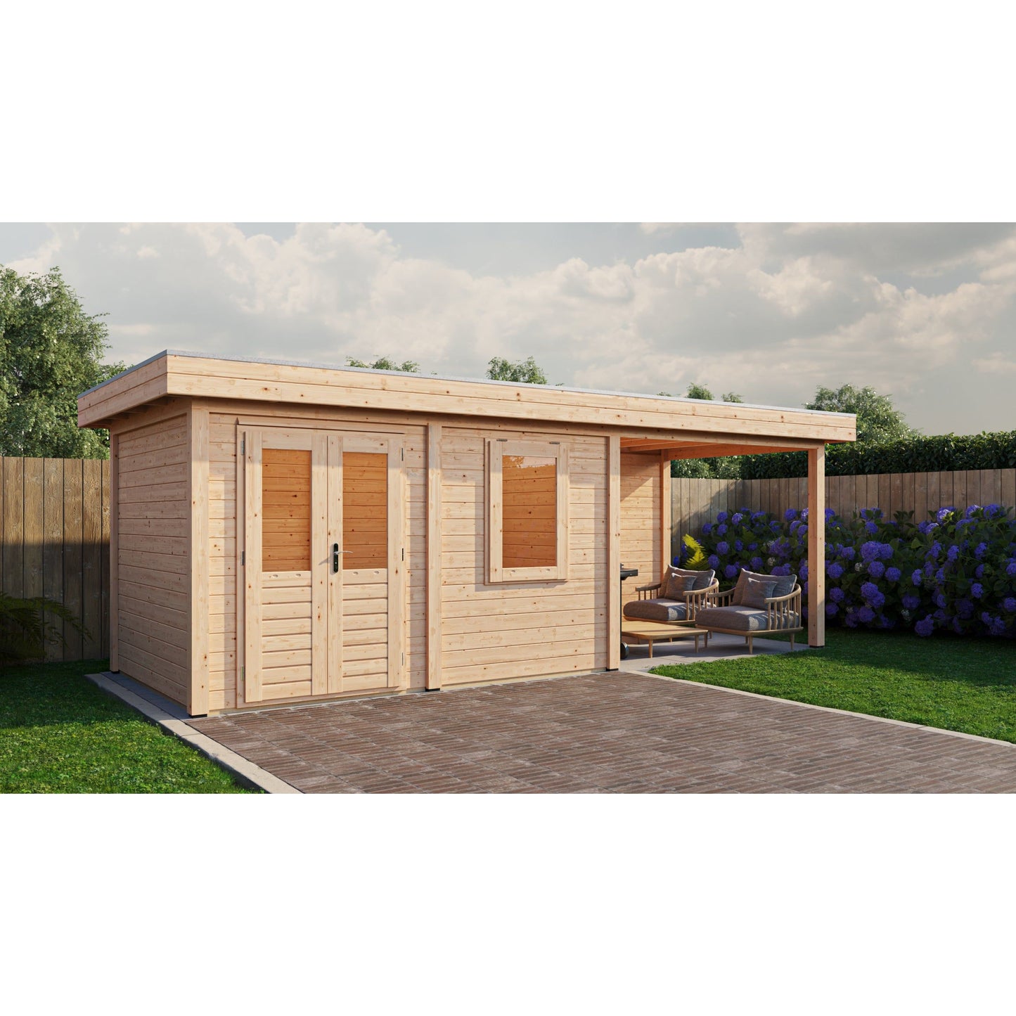 Lugarde Dublin Summerhouse 688x250cm