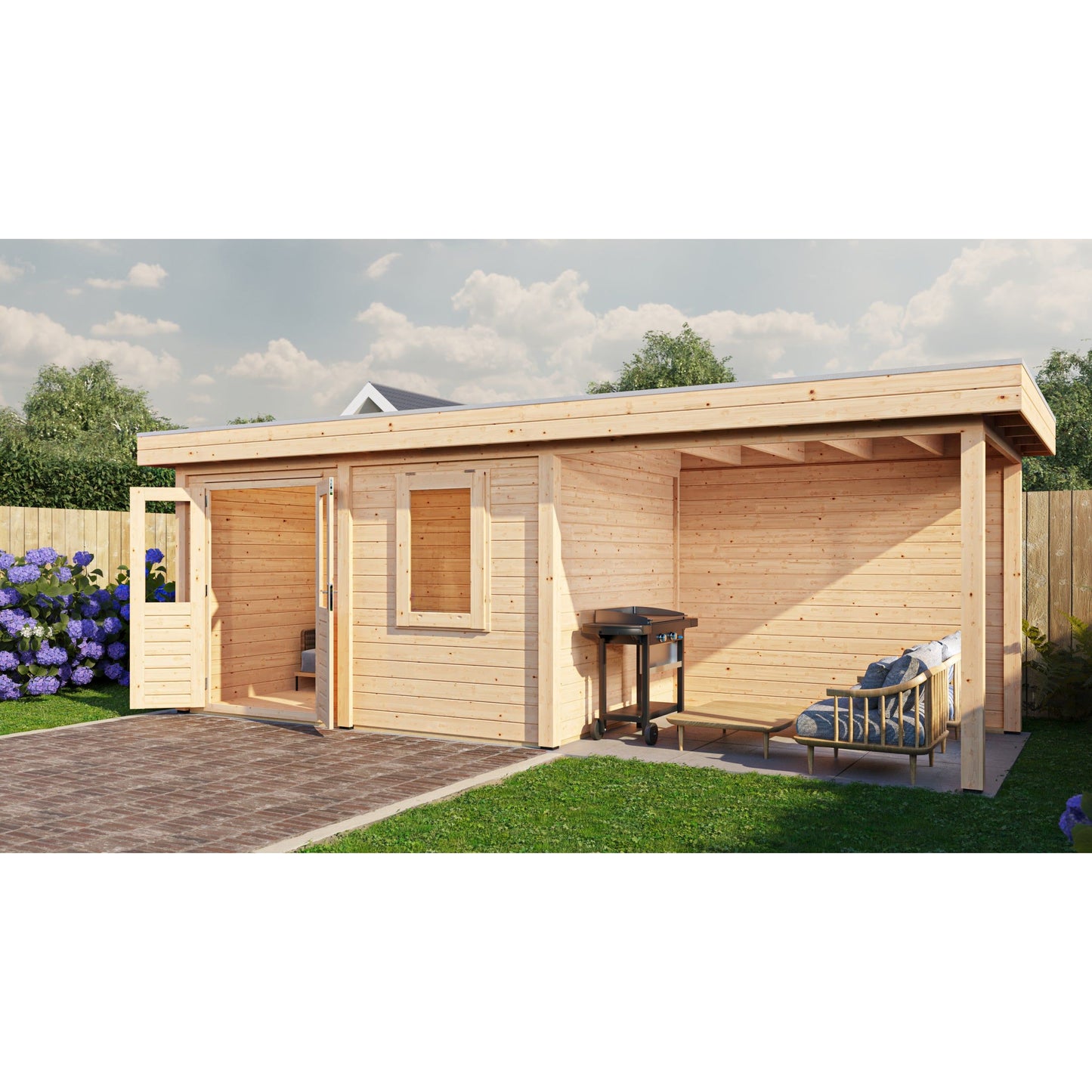 Lugarde Dublin Summerhouse 688x250cm