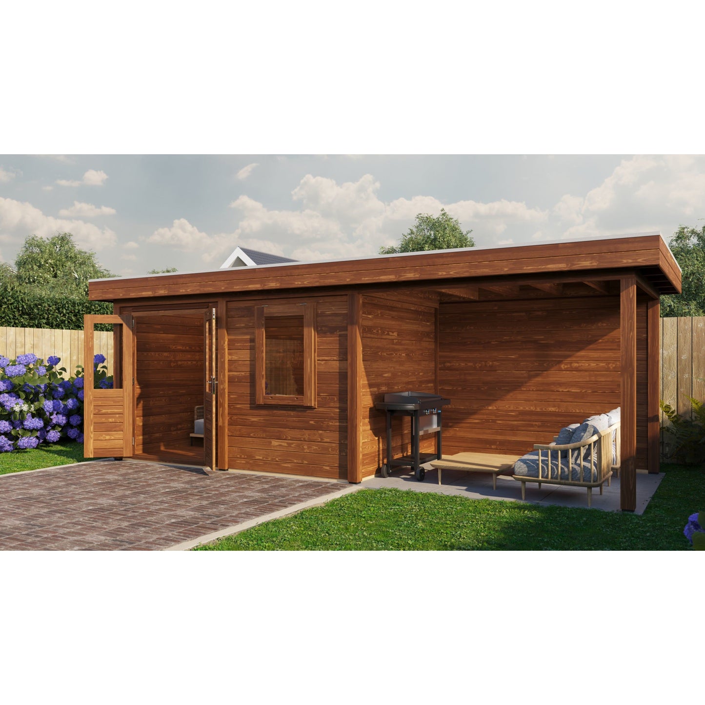 Lugarde Dublin Summerhouse 688x250cm