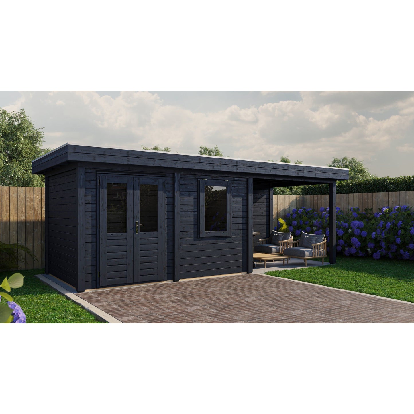 Lugarde Dublin Summerhouse 688x250cm