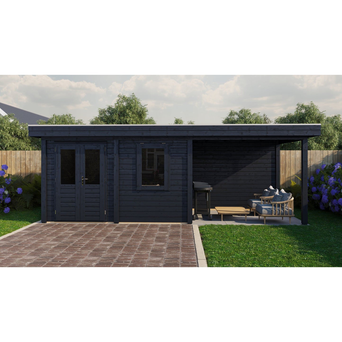 Lugarde Dublin Summerhouse 688x250cm