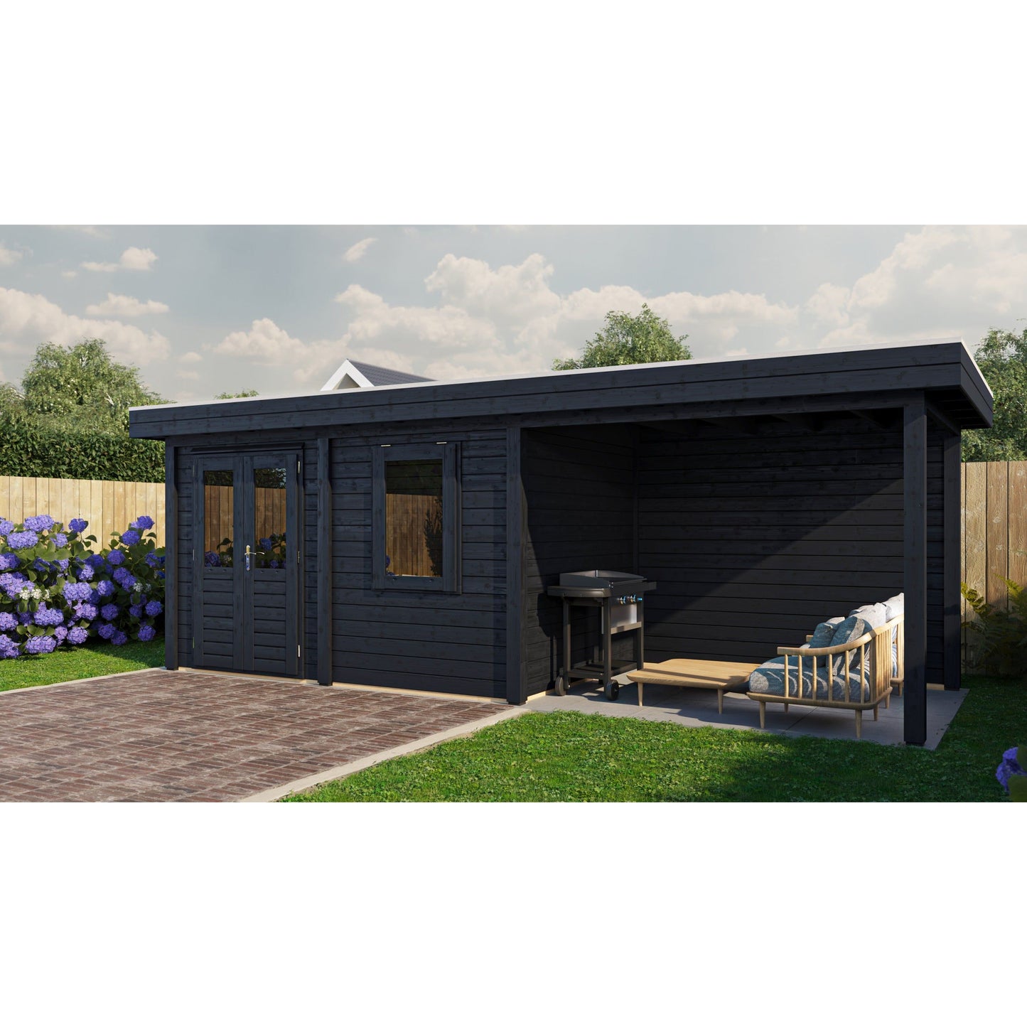 Lugarde Dublin Summerhouse 688x250cm