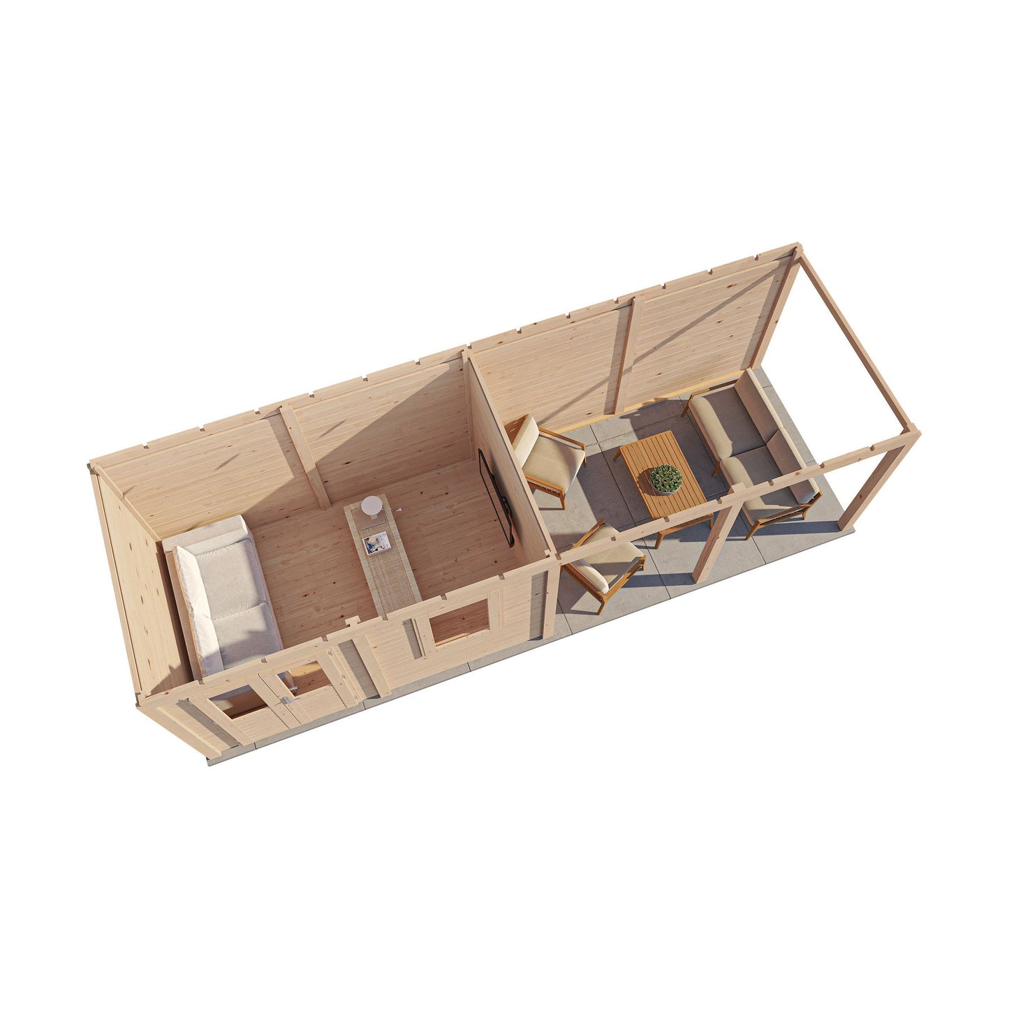 Lugarde Belfast Summerhouse 788x250cm