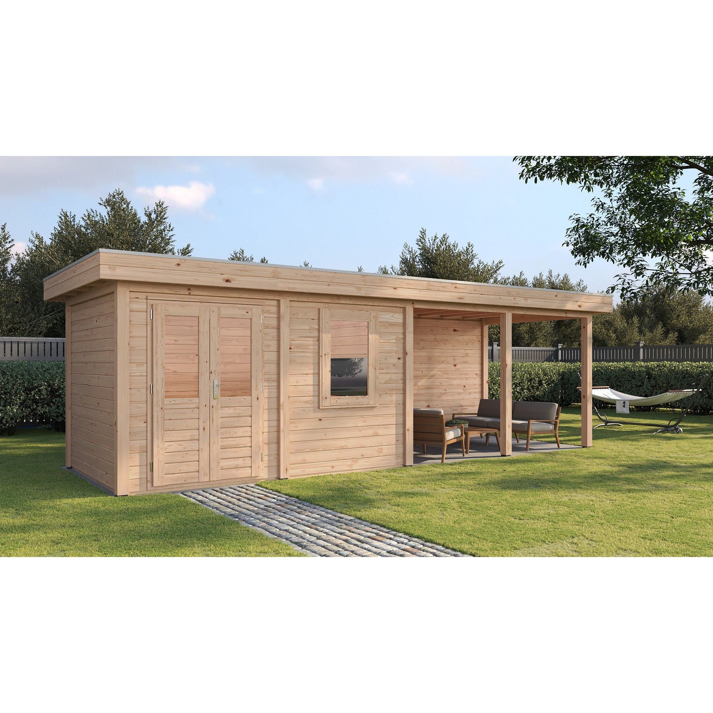 Lugarde Belfast Summerhouse 788x250cm
