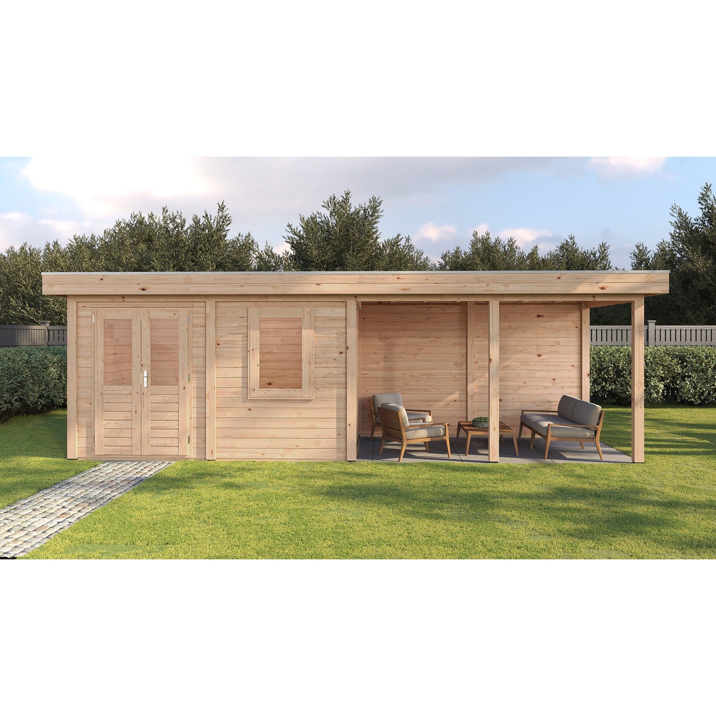 Lugarde Belfast Summerhouse 788x250cm
