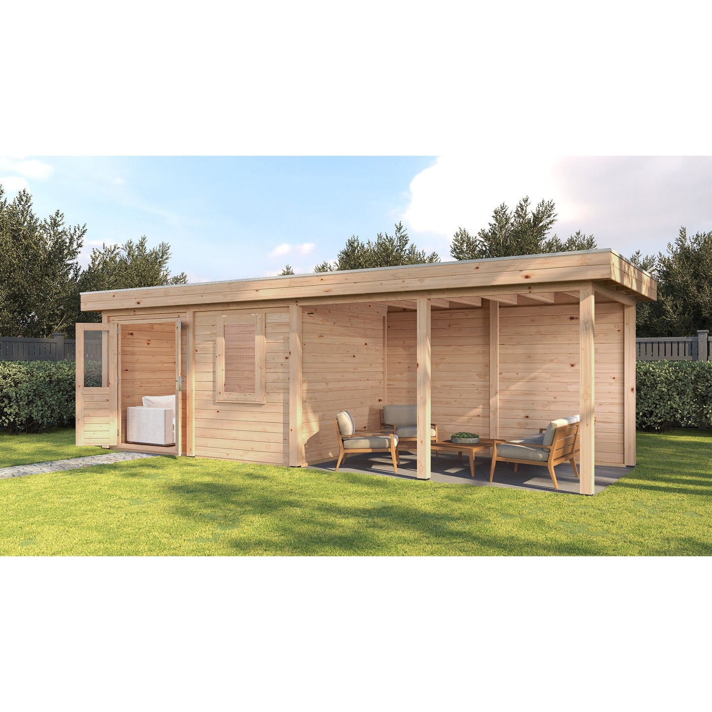 Lugarde Belfast Summerhouse 788x250cm