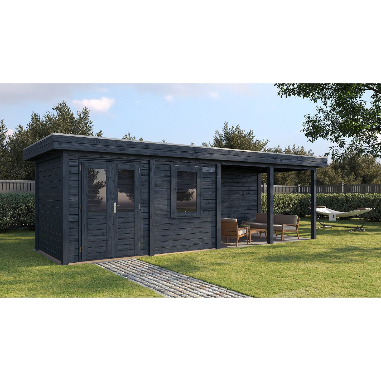 Lugarde Belfast Summerhouse 788x250cm
