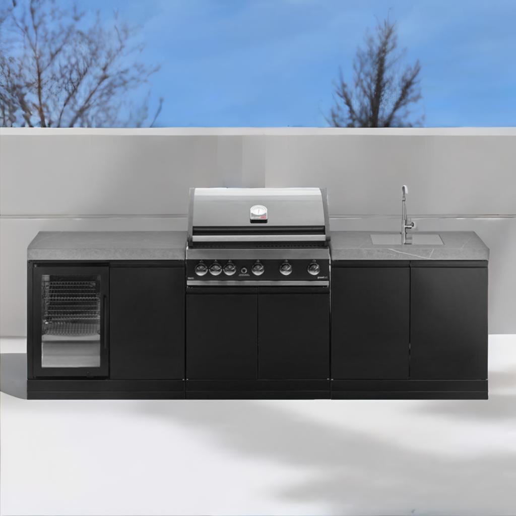 GrandPro 262 Maxim G5 Outdoor Kitchen with Fridge + Sink