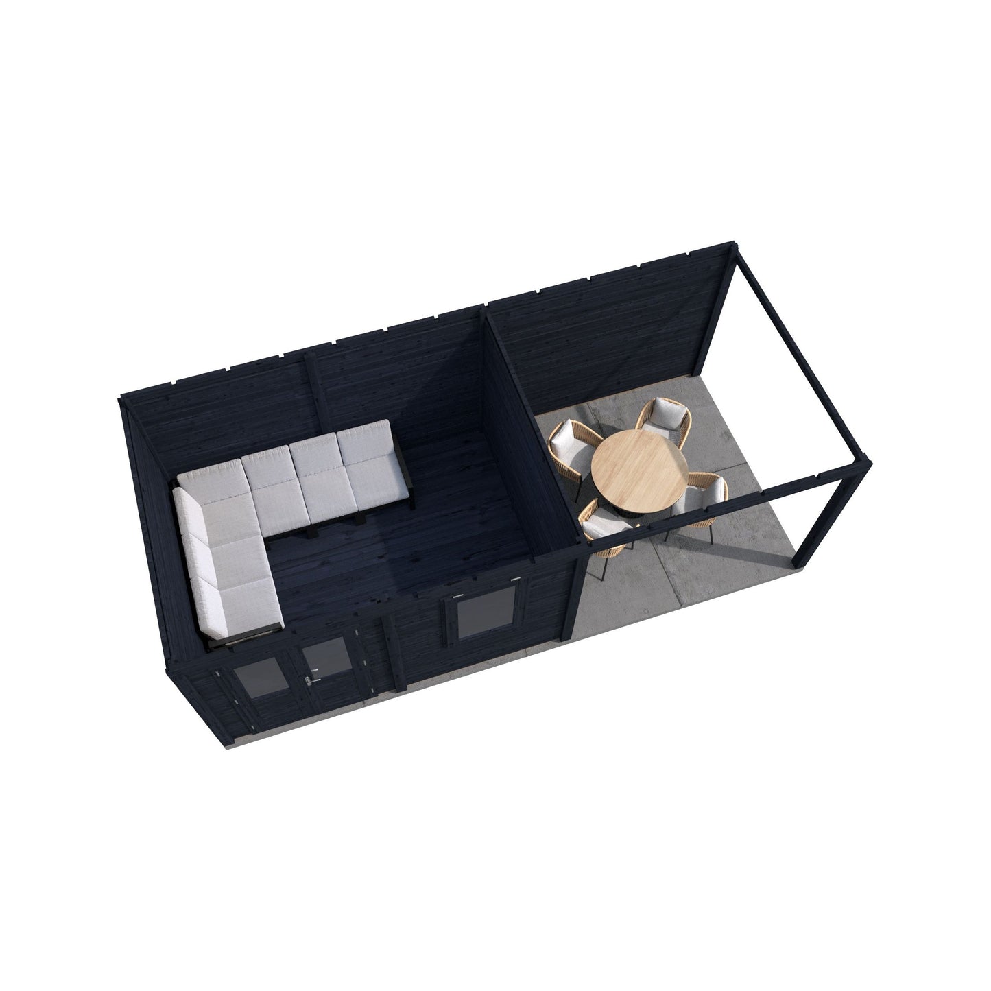 Lugarde Newport Summerhouse 688x300cm