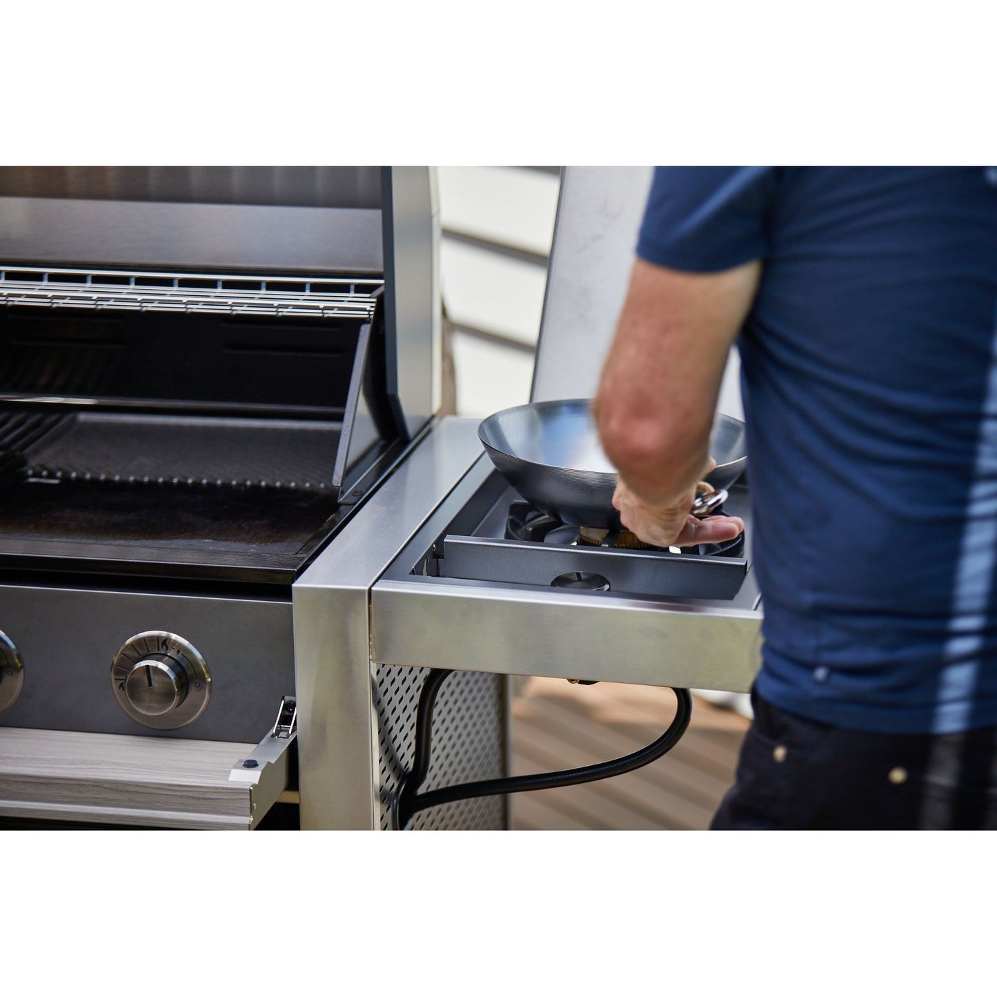 Beefeater 1500 Series 3 Burner Gas BBQ with Trolley and Side Burner