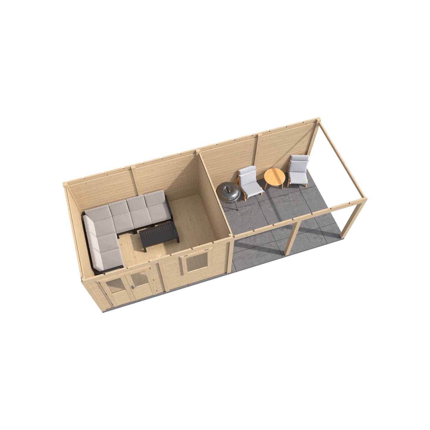 Lugarde Exeter Summerhouse 788x300cm