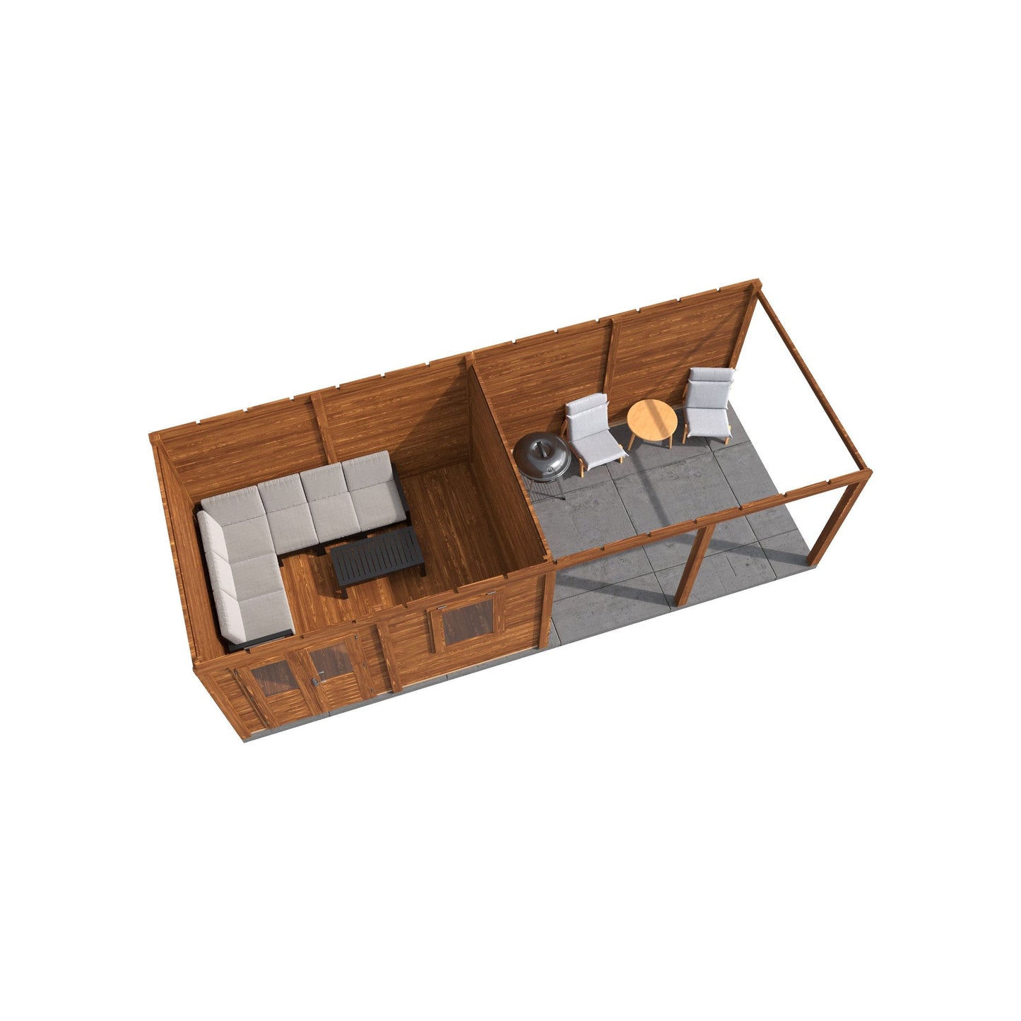 Lugarde Exeter Summerhouse 788x300cm