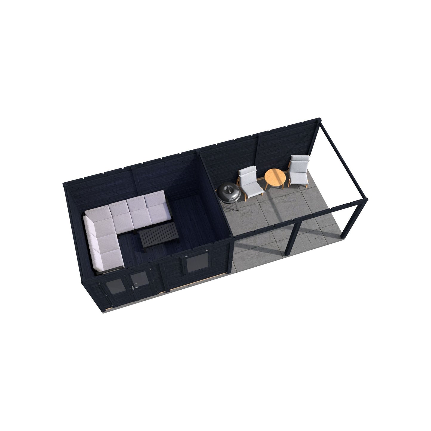 Lugarde Exeter Summerhouse 788x300cm