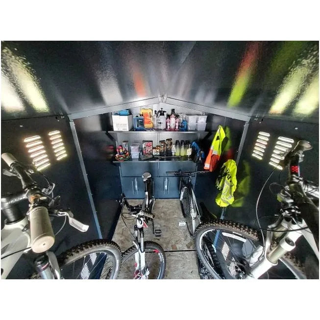 Asgard (Centurion) Bike Storage 5x14 (8 bikes) - Police Approved