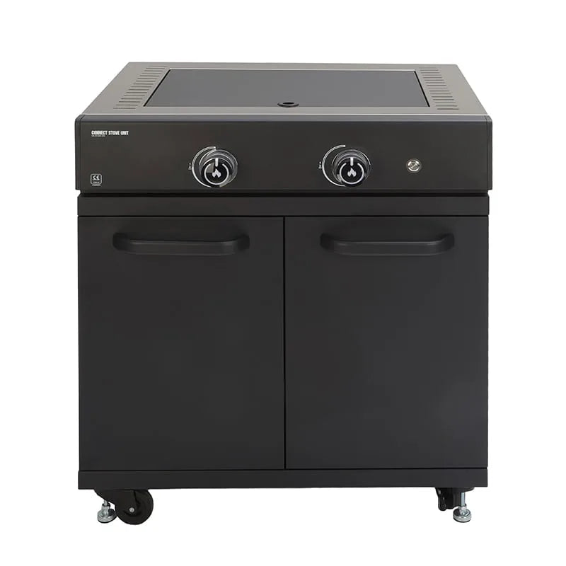 GRLLR Connect Outdoor Kitchen - Kamado Stove and Open shelve Unit