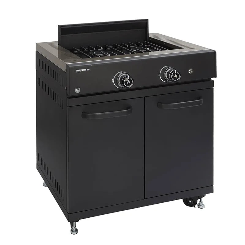 GRLLR Connect Outdoor Kitchen - Stove Sink and Open Shelf
