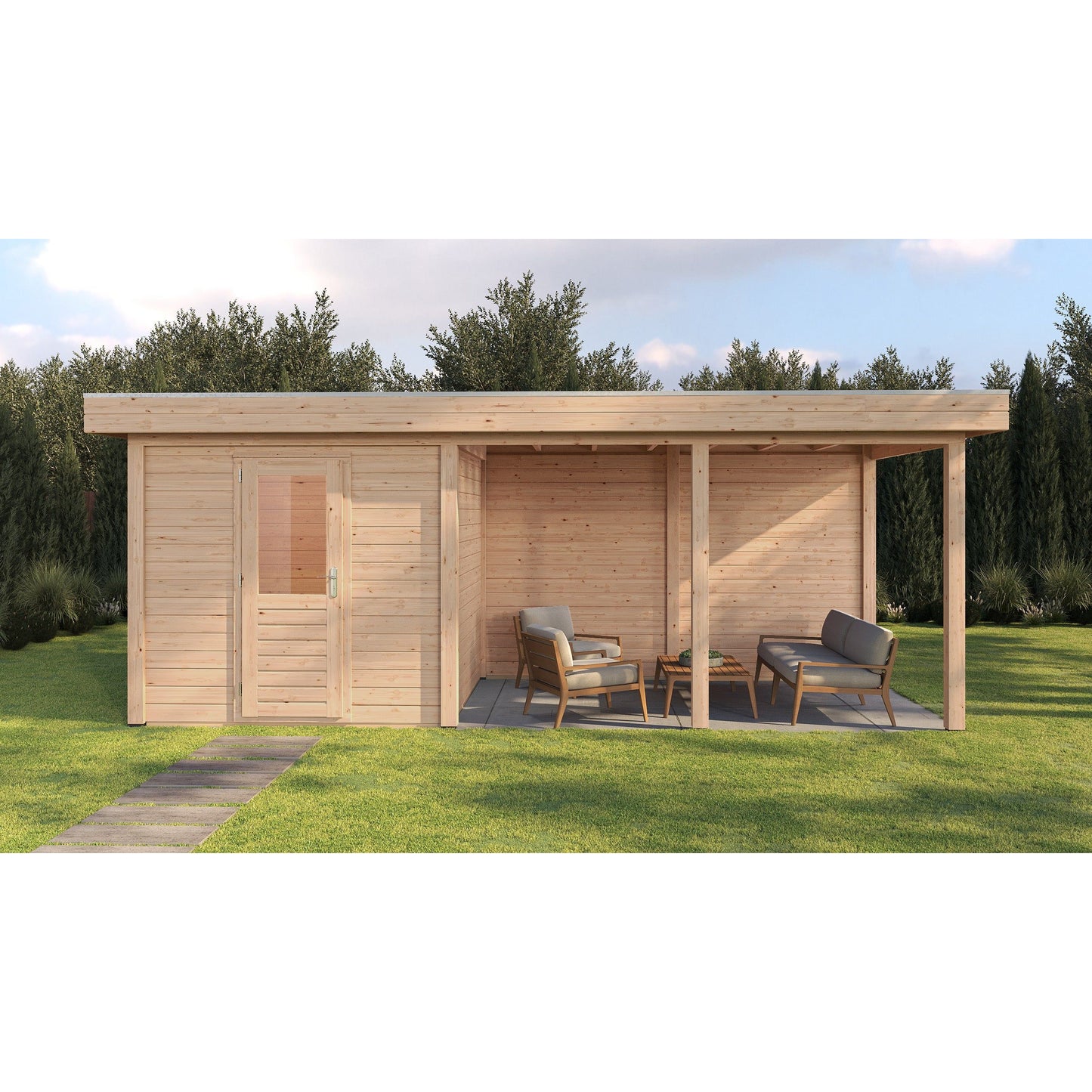Lugarde Coventry Summerhouse 650x250cm
