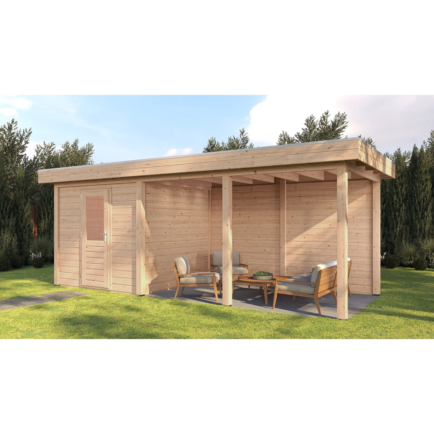 Lugarde Coventry Summerhouse 650x250cm
