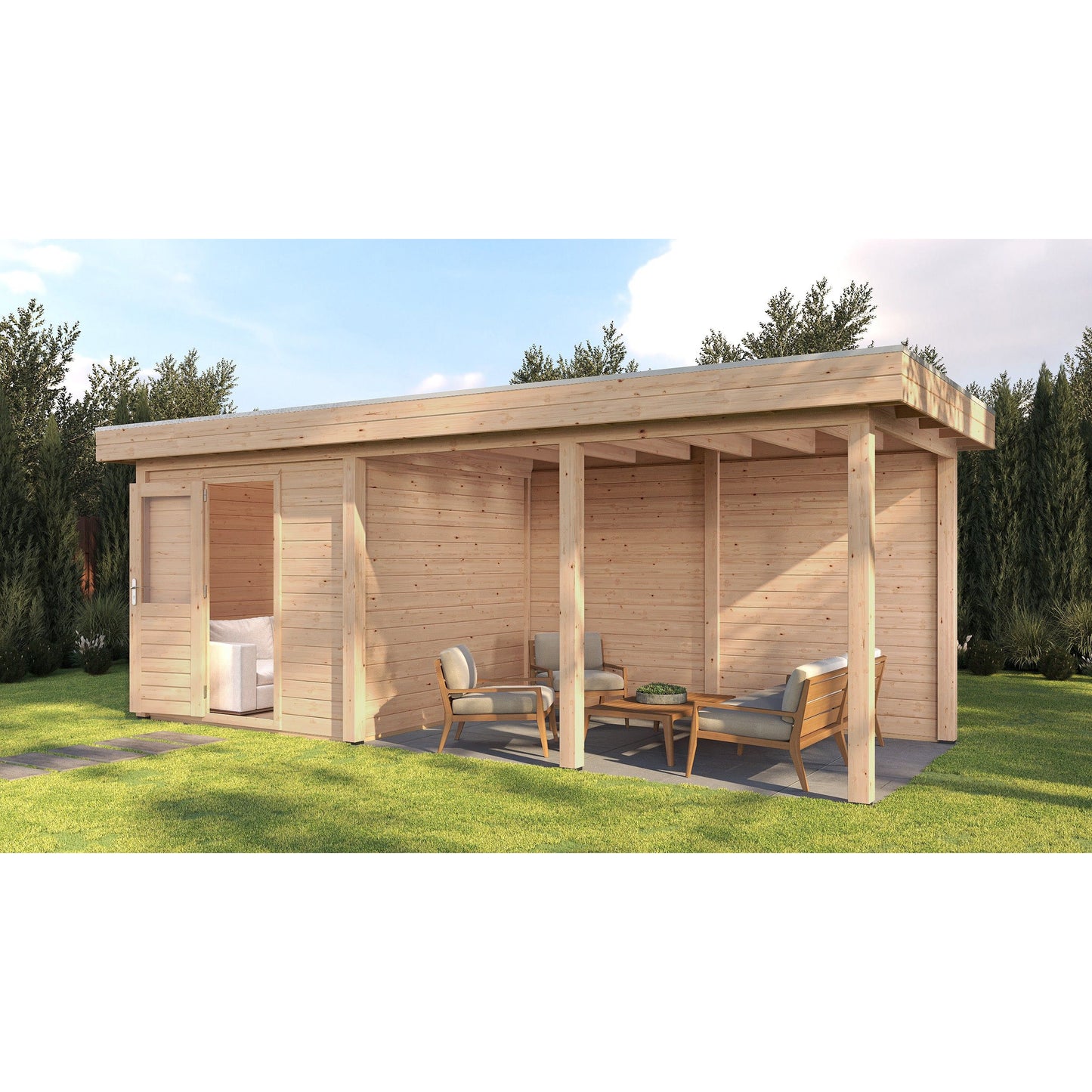 Lugarde Coventry Summerhouse 650x250cm
