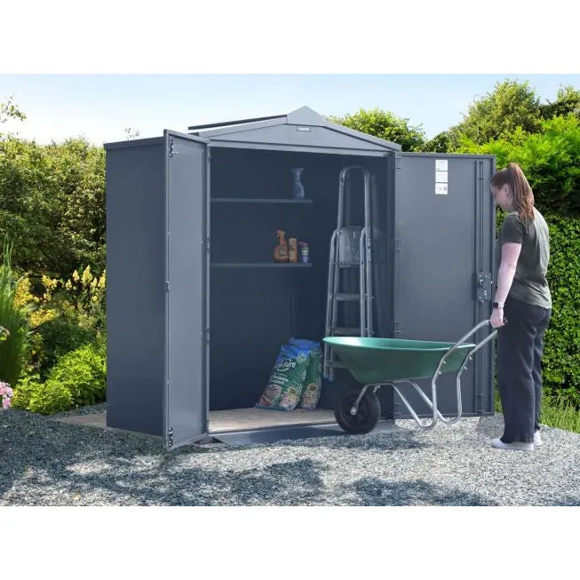 Asgard 5x4 Metal Shed (The Saracen) - Police Preferred Specification