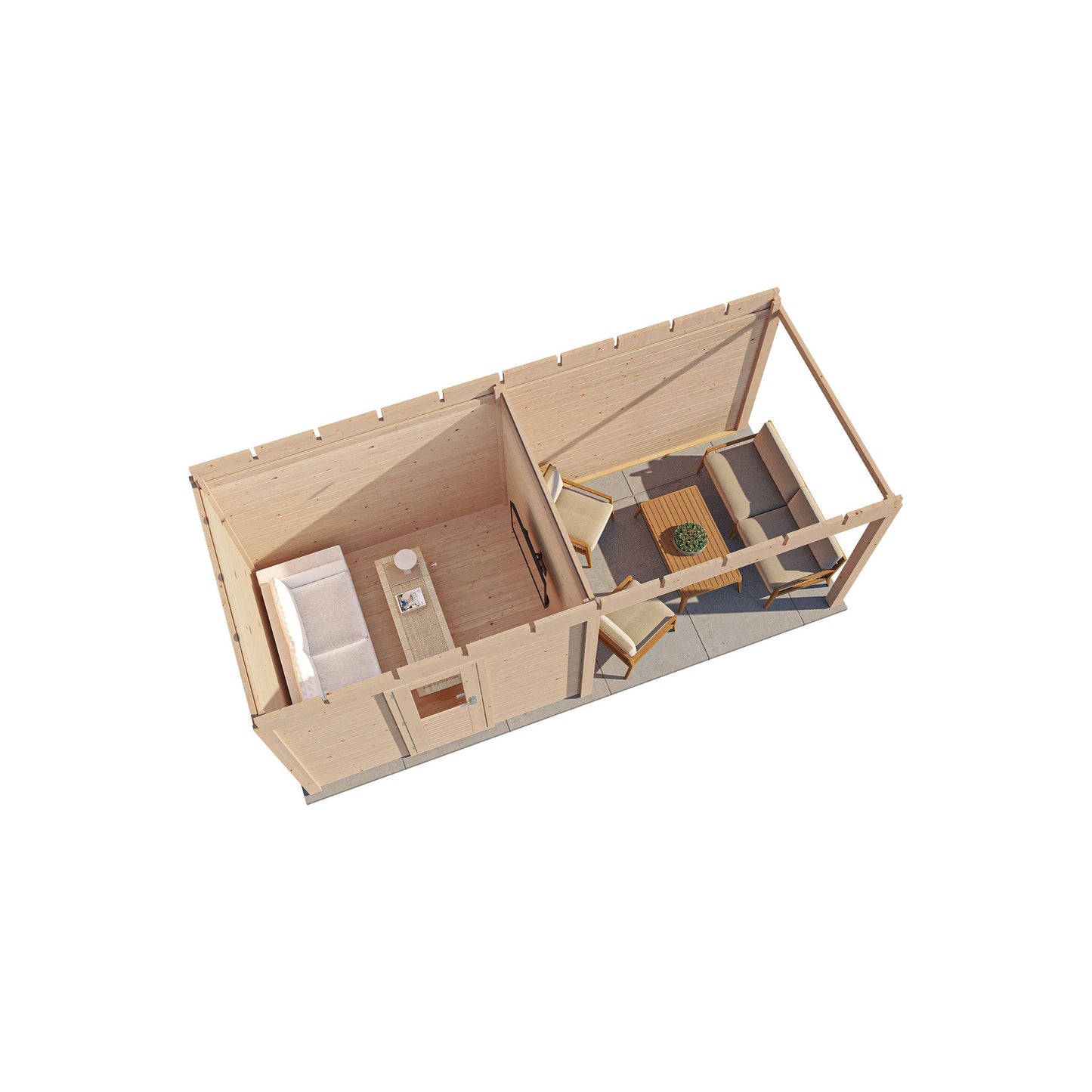 Lugarde Gloucester Summerhouse 600x250cm