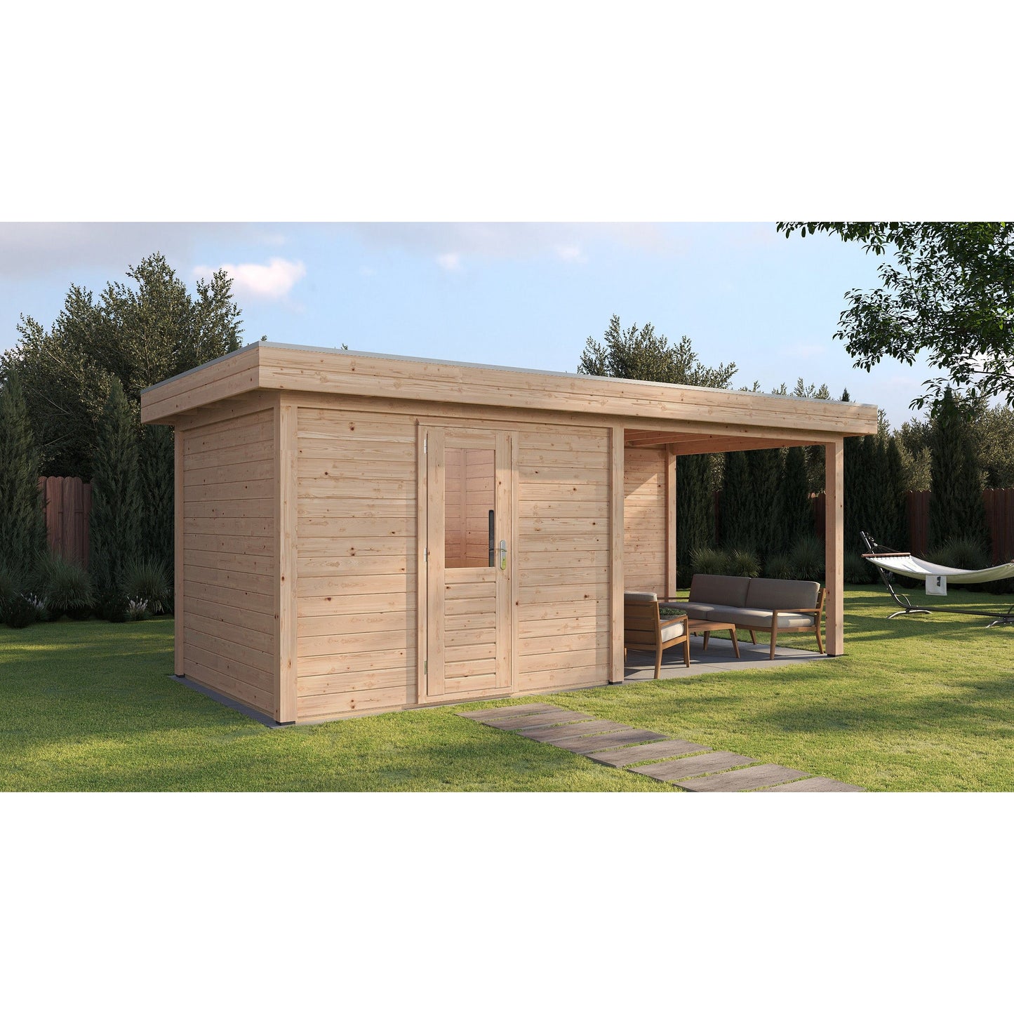 Lugarde Gloucester Summerhouse 600x250cm