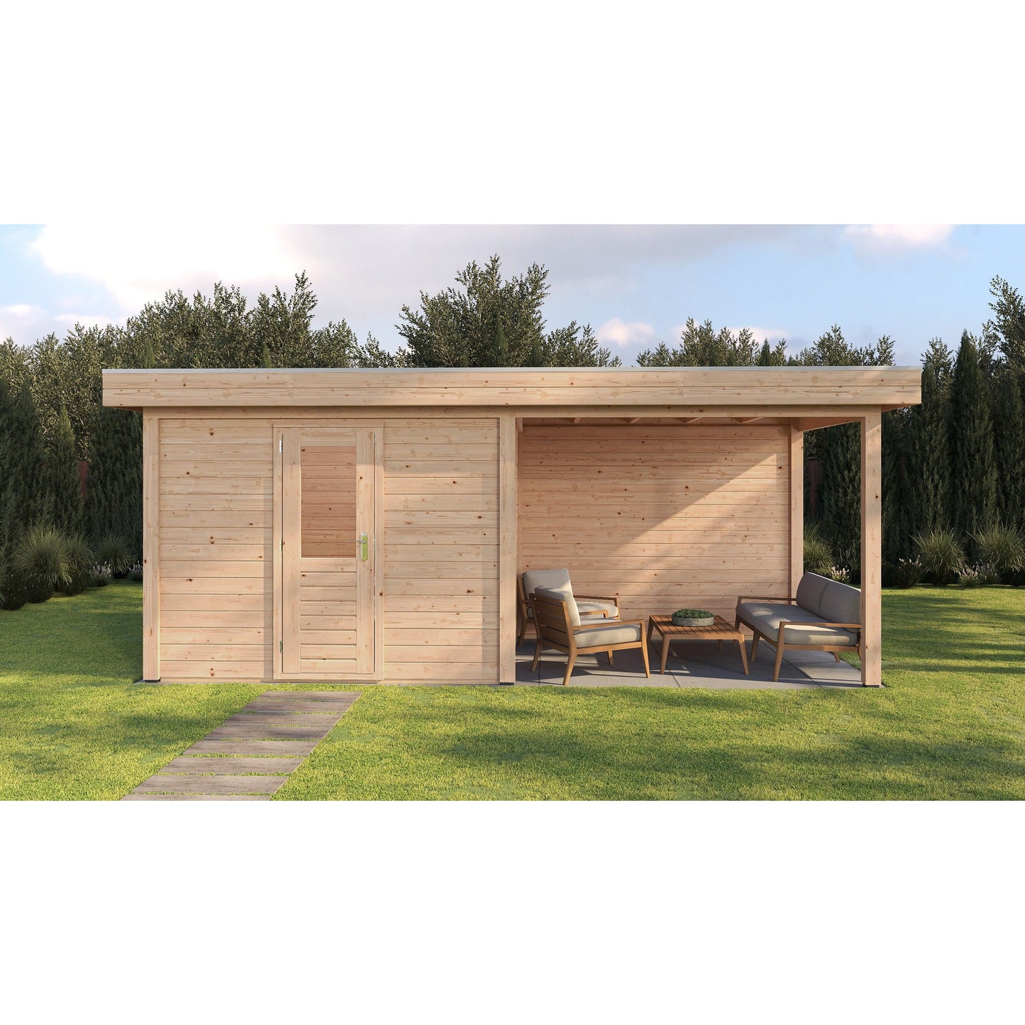 Lugarde Gloucester Summerhouse 600x250cm