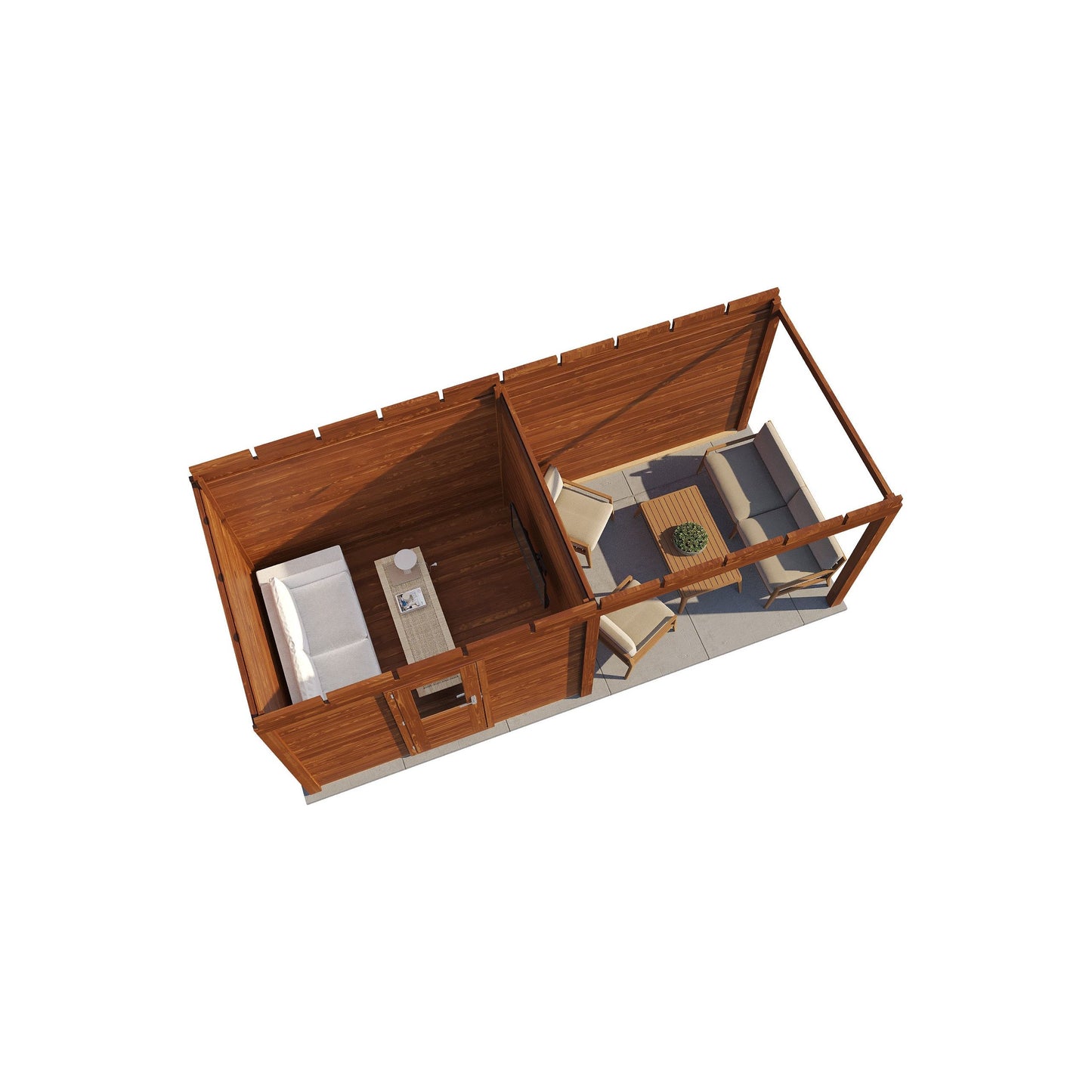 Lugarde Gloucester Summerhouse 600x250cm