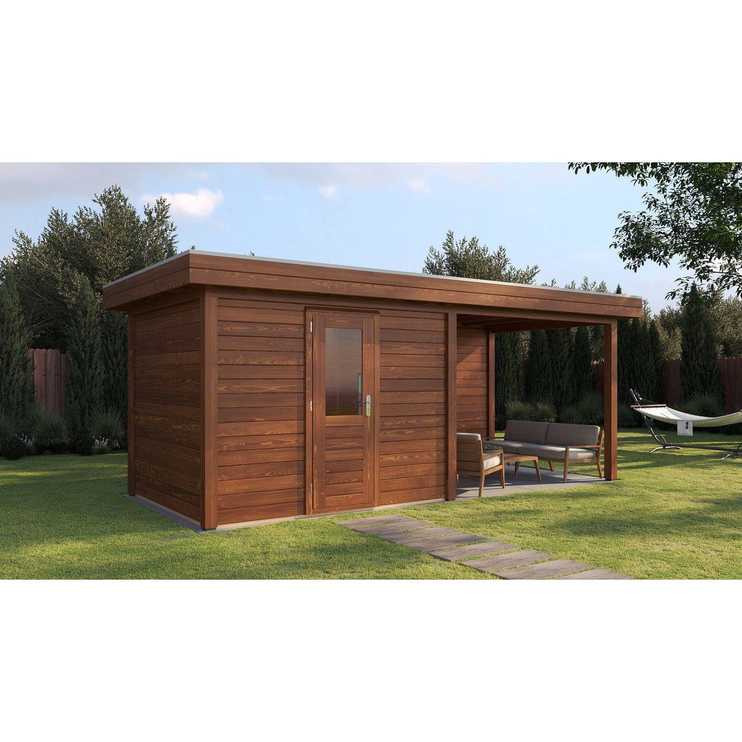 Lugarde Gloucester Summerhouse 600x250cm