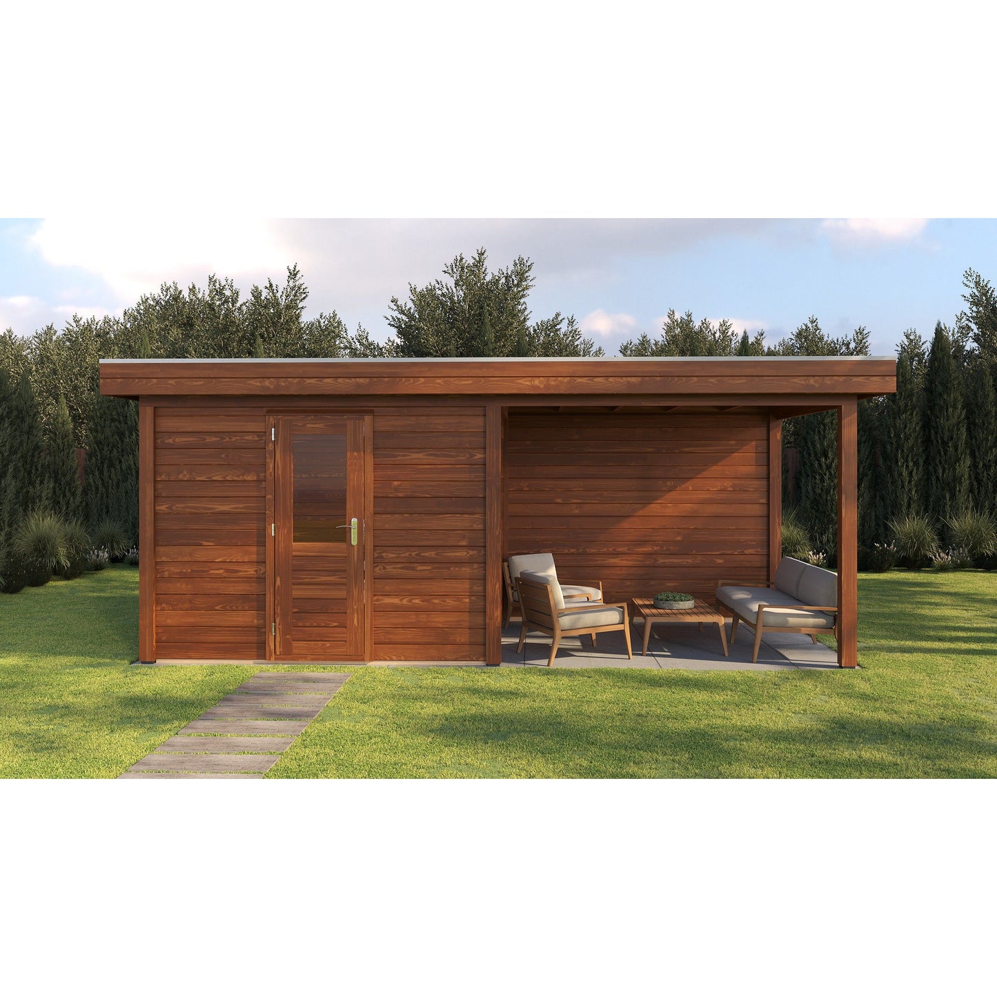 Lugarde Gloucester Summerhouse 600x250cm