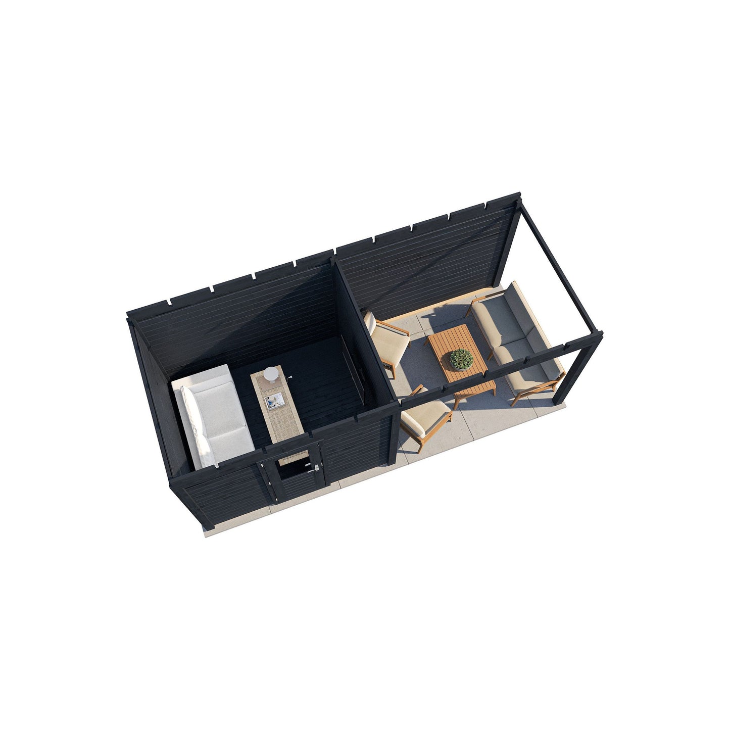 Lugarde Gloucester Summerhouse 600x250cm