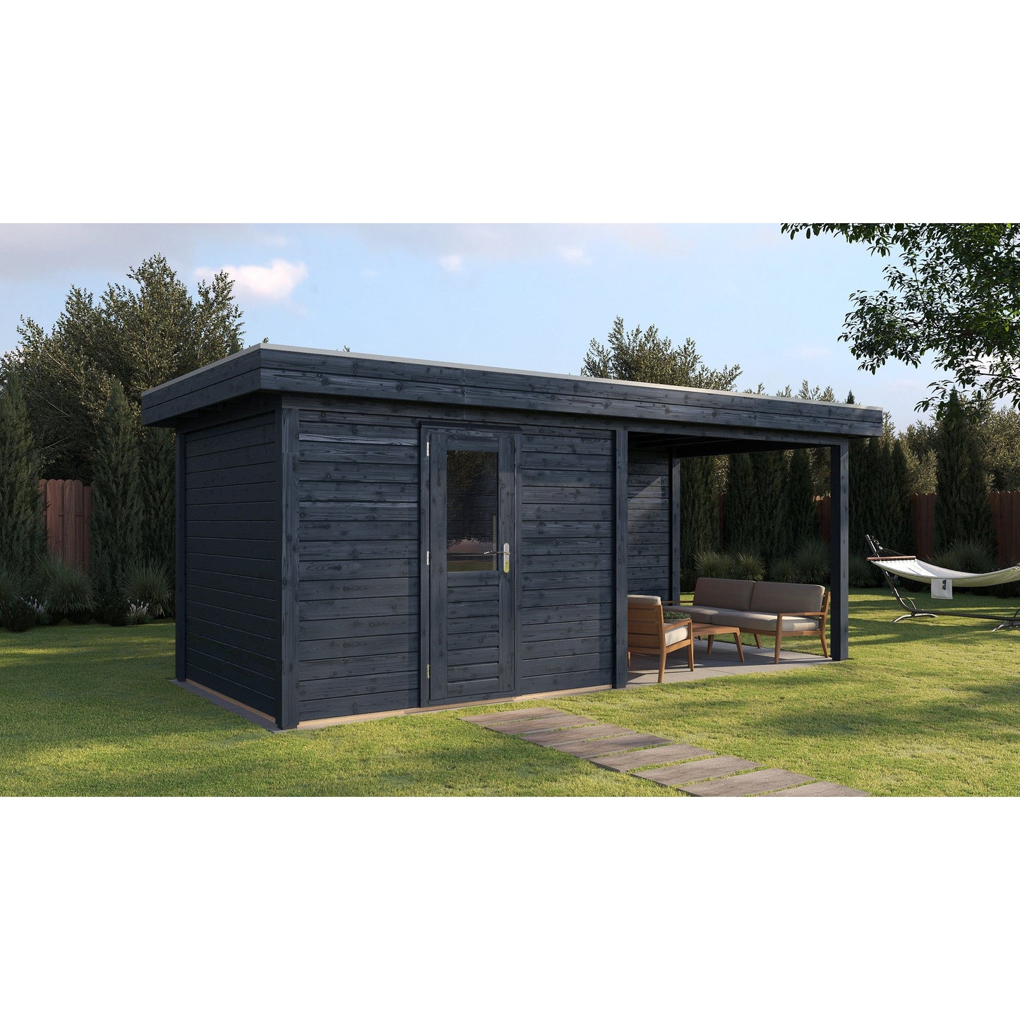 Lugarde Gloucester Summerhouse 600x250cm