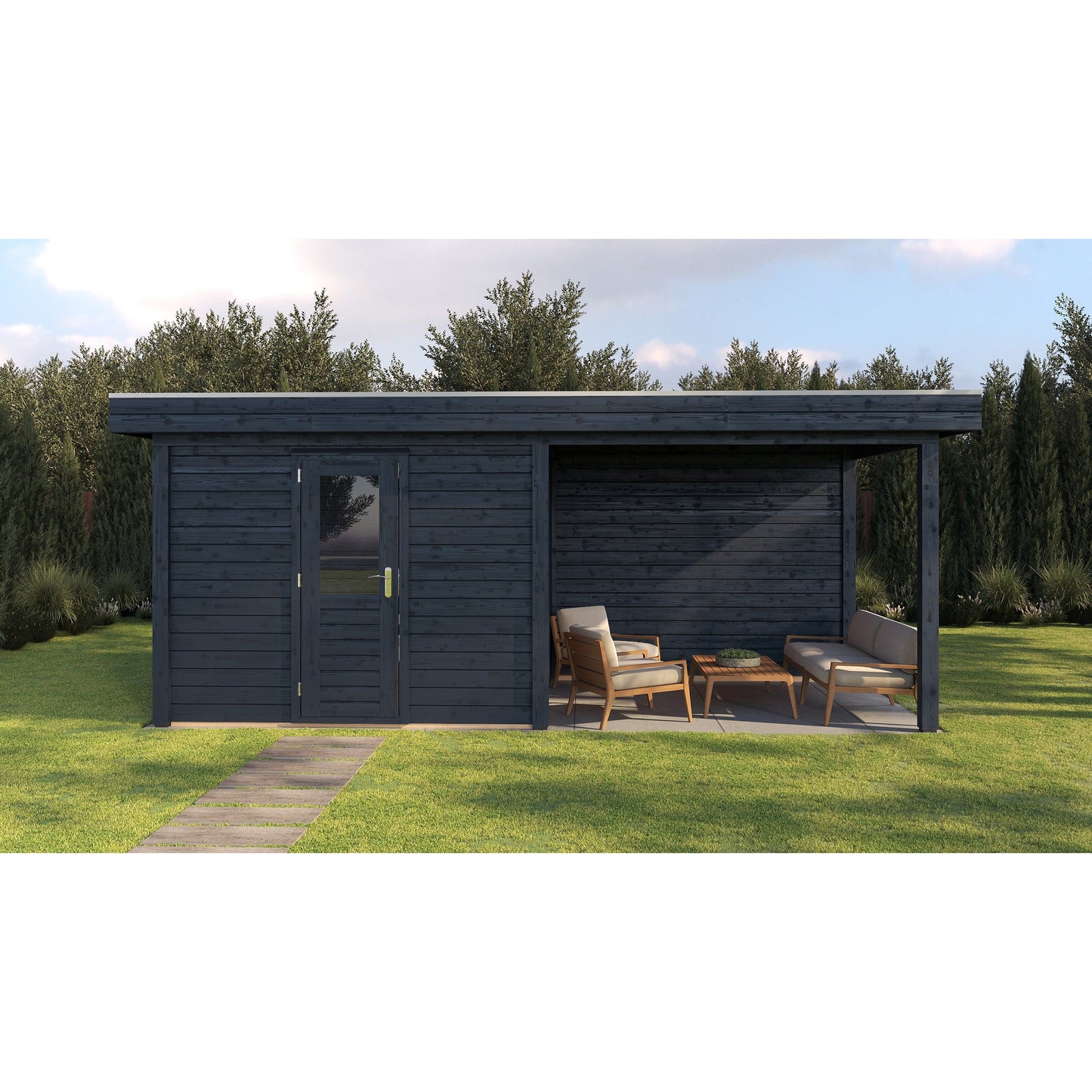 Lugarde Gloucester Summerhouse 600x250cm