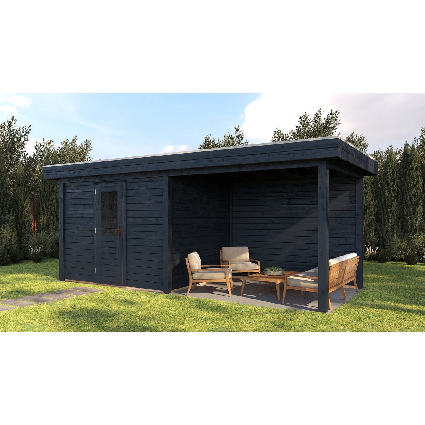 Lugarde Gloucester Summerhouse 600x250cm