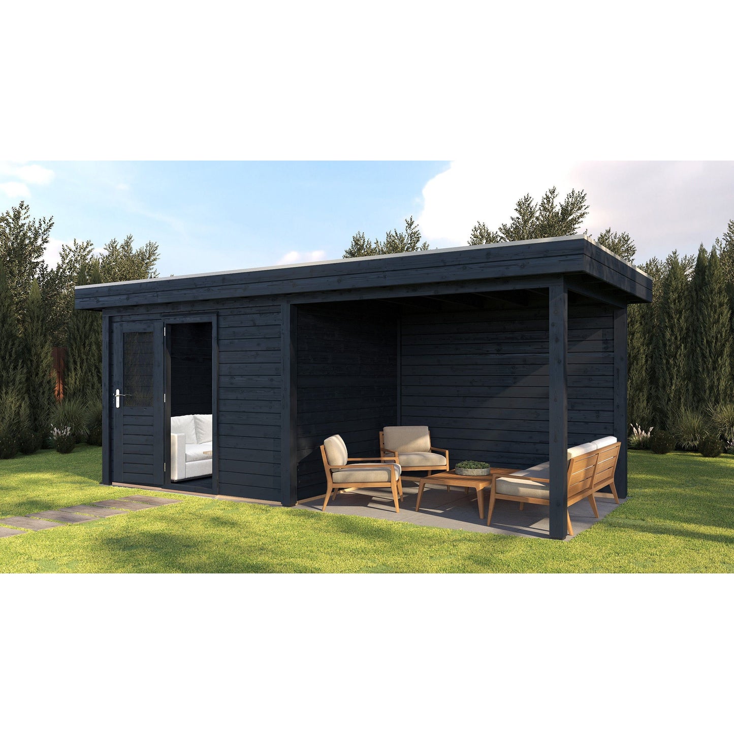 Lugarde Gloucester Summerhouse 600x250cm