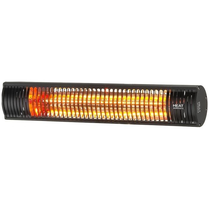 Shadow Patio Heater in Black - Heat Outdoors IP65 1.5KW