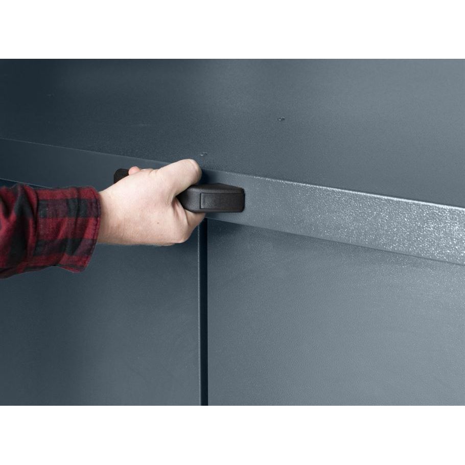 Asgard 7’7” x 3’4” Metal Garden Shed - The Access E-Plus