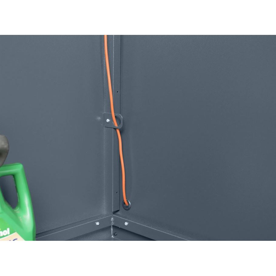 Asgard 7’7” x 3’4” Metal Garden Shed - The Access E-Plus