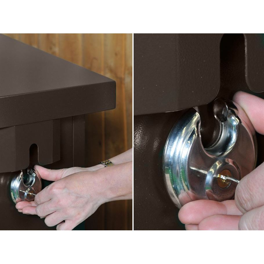 Asgard Metal Garden Shed 7’7” x 3’4” - The Access Plus