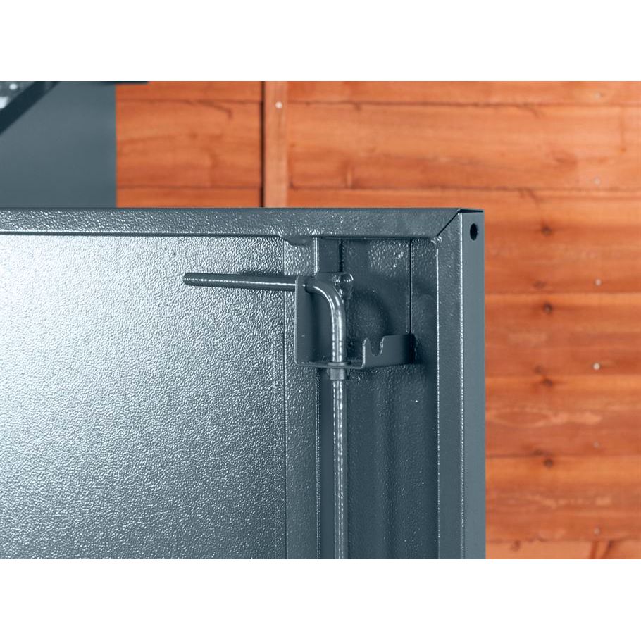 Asgard Metal Garden Shed 7’7” x 3’4” - The Access Plus